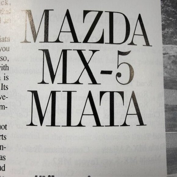 Mazda Miata MX-5 Performance Portfolio 1989-1997 Brooklands Books Road Tests - Picture 5 of 5